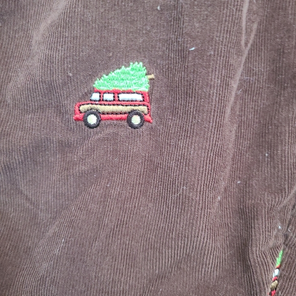 Just Ducky Christmas Overalls Size 12mo - Picture 3 of 4